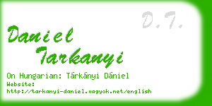 daniel tarkanyi business card